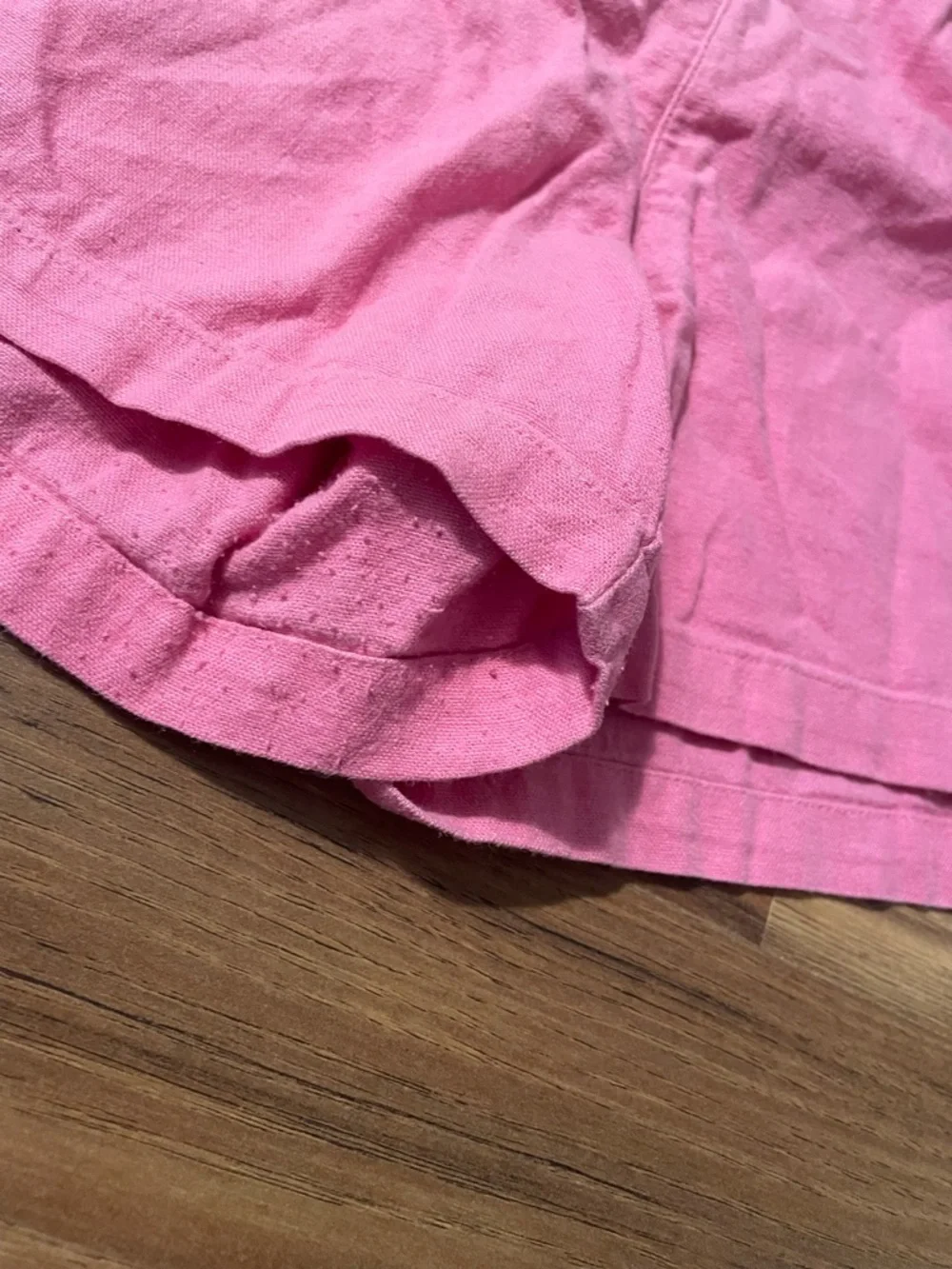 J Crew Linen Blend Drawstring Pull on Short | women's XL - Picture 3 of 6